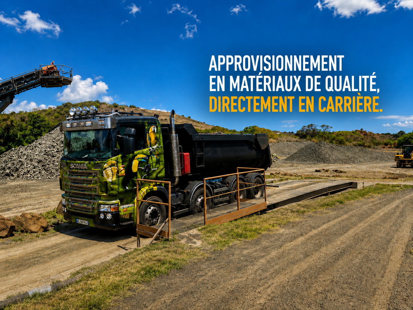 Approvisionnement matériaux carrière – KAM T&S