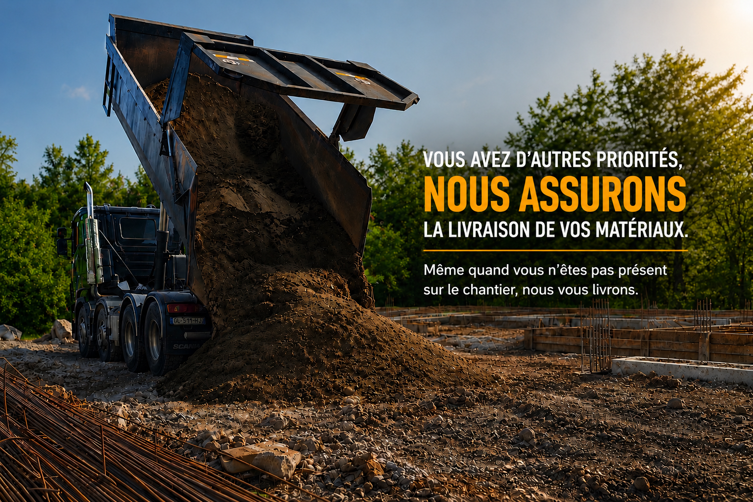 Transport livraison matériaux – KAM T&S